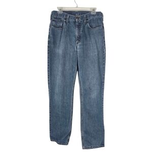 Carhartt Relaxed Fit Denim Jeans Size 34x36 Workwear Casual